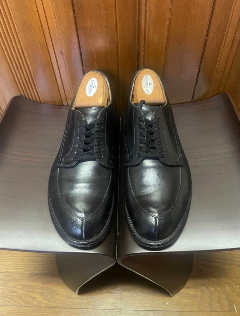 Alden オールデン Vチップ ブラックカーフ US7D BEAMS