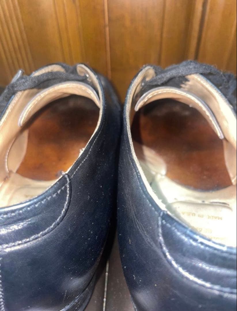 Alden オールデン Vチップ ブラックカーフ US7D BEAMS