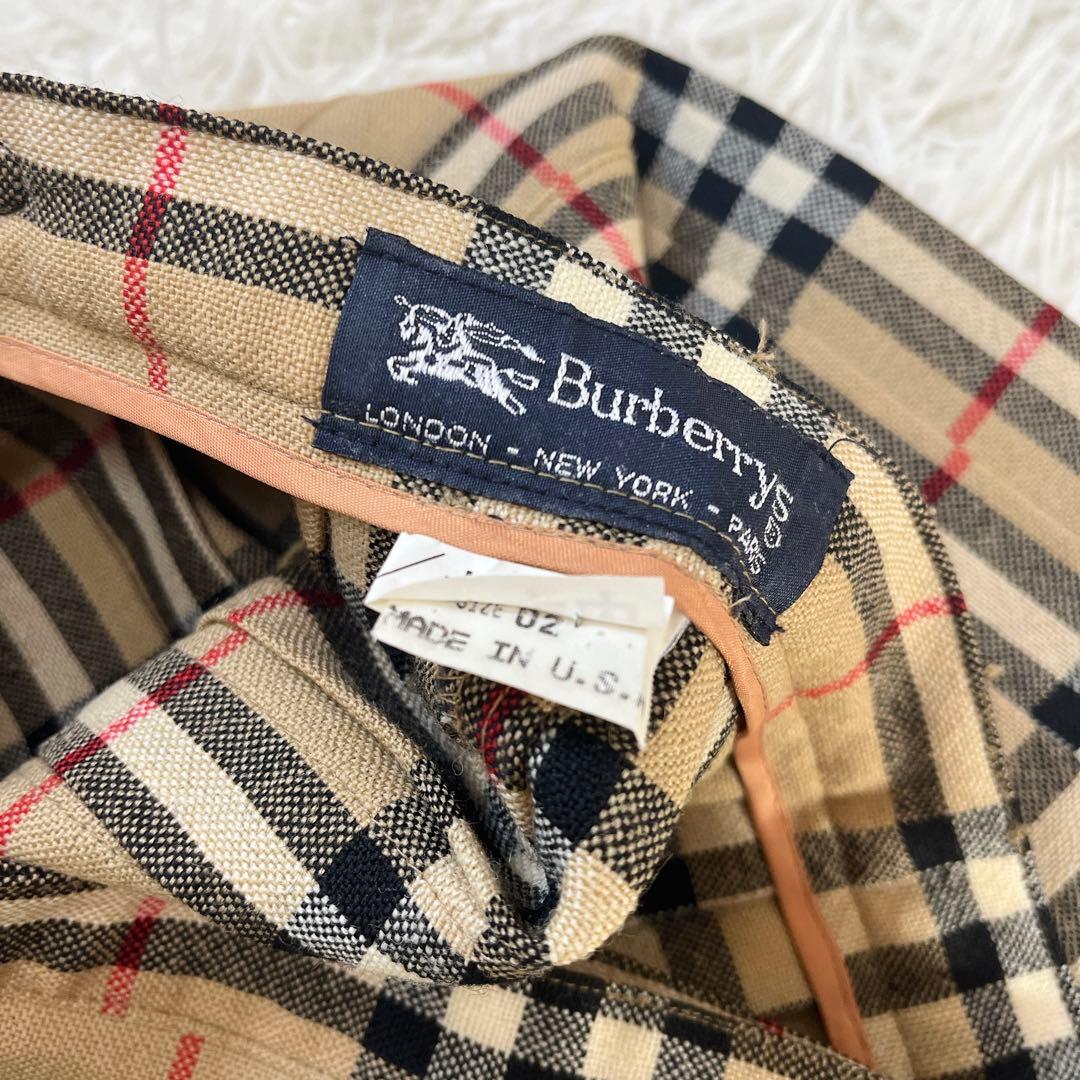 バーバリーロンドン ミニスカート 巻きスカート サイズ2