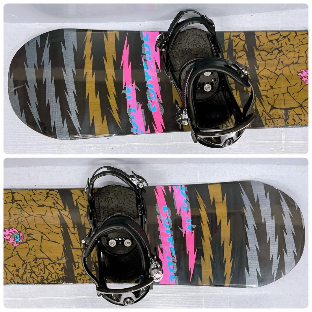 【3点セット】メンズスノーボード K2 ケーツー SPITFIRE 155cm