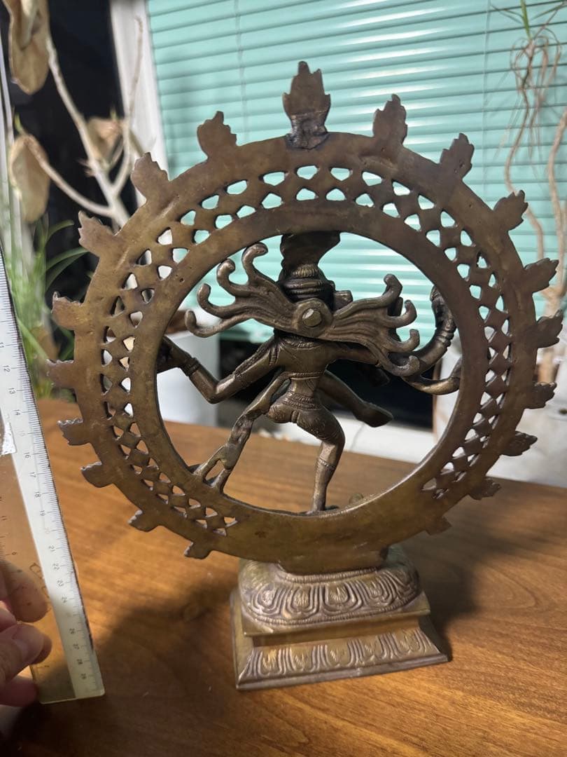 シヴァ神　銅像　インテリア
