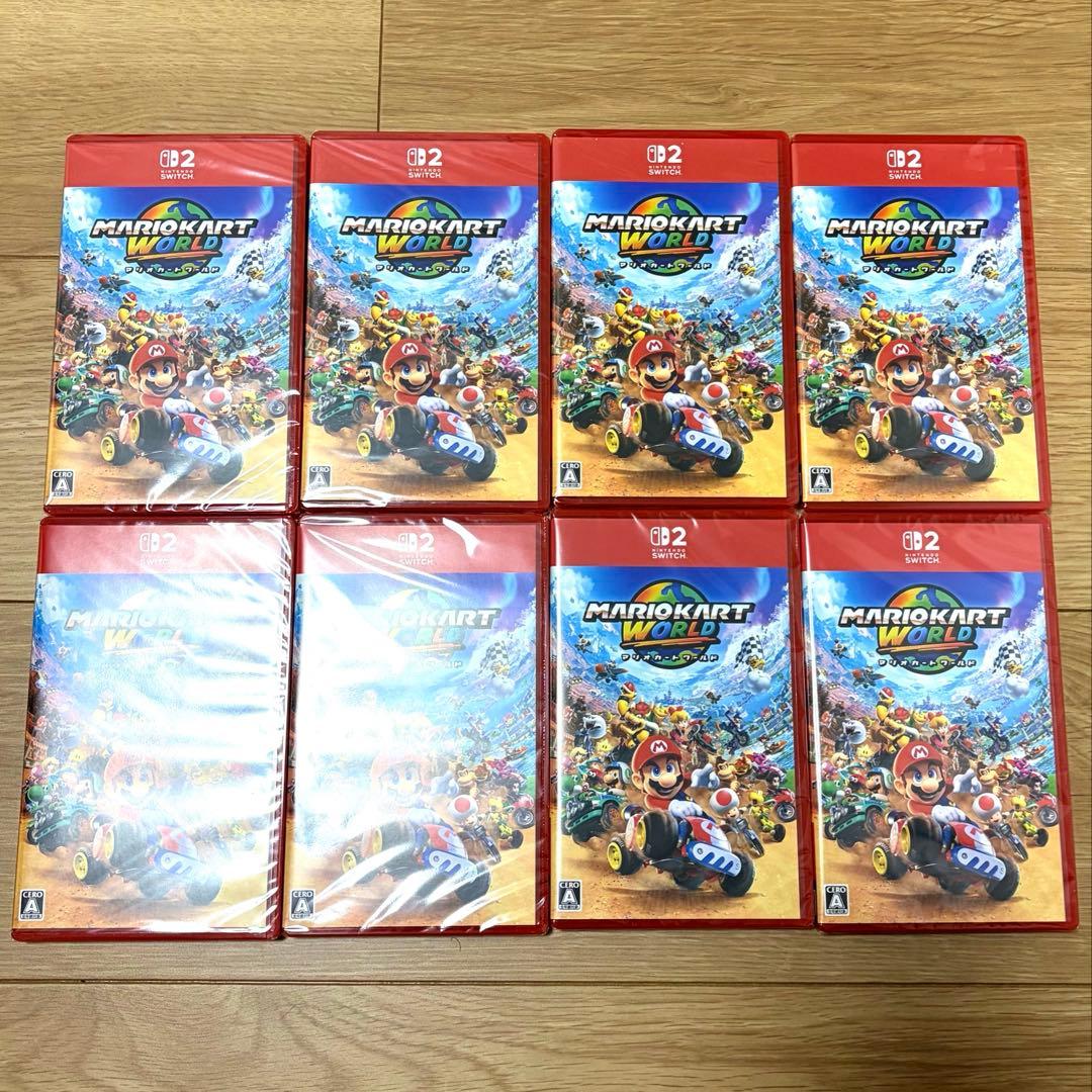【新品】MARIOKART WORLD マリオカートワールド　8本セット