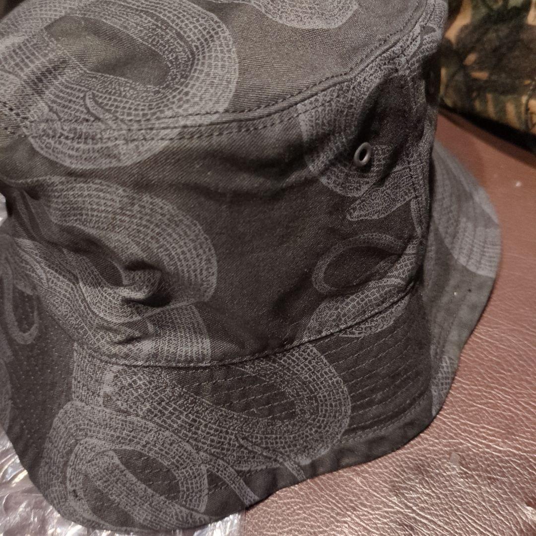 【新品タグ付】 ヒステリックグラマー バケットハット L蛇 スネーク バケハ