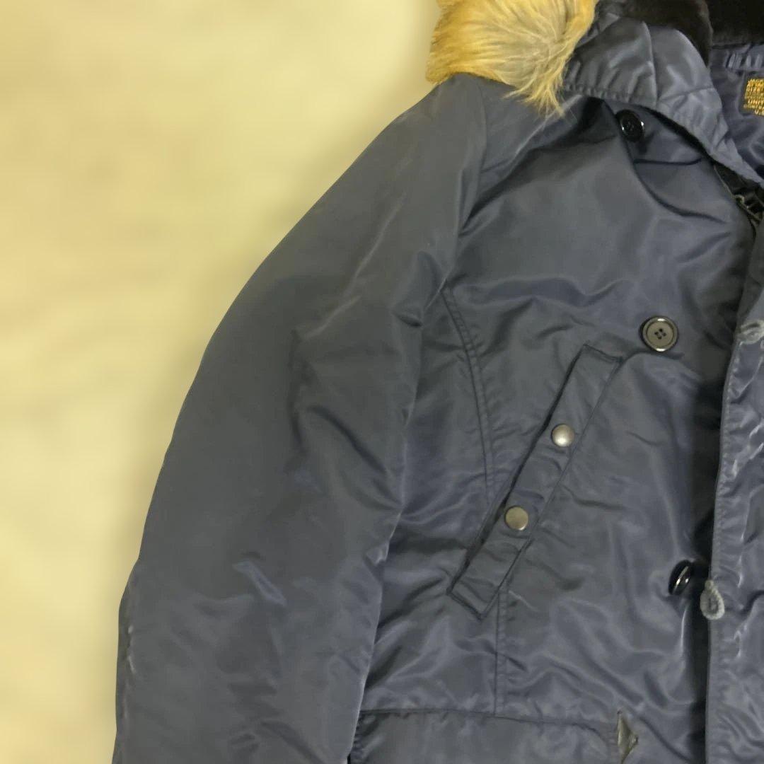 【美品】バズリクソンズユナイテッドカー　N3Bフライトジャケット　ネイビー　XL