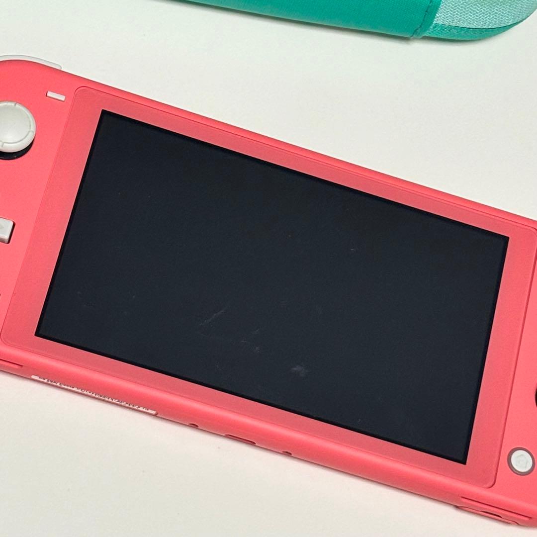 Nintendo Switch Lite コーラルピンク どうぶつの森セット