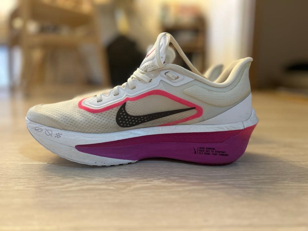 Nike Zoom Fly 6 サイズ27.5cm ホワイト/ブラック/ピンク