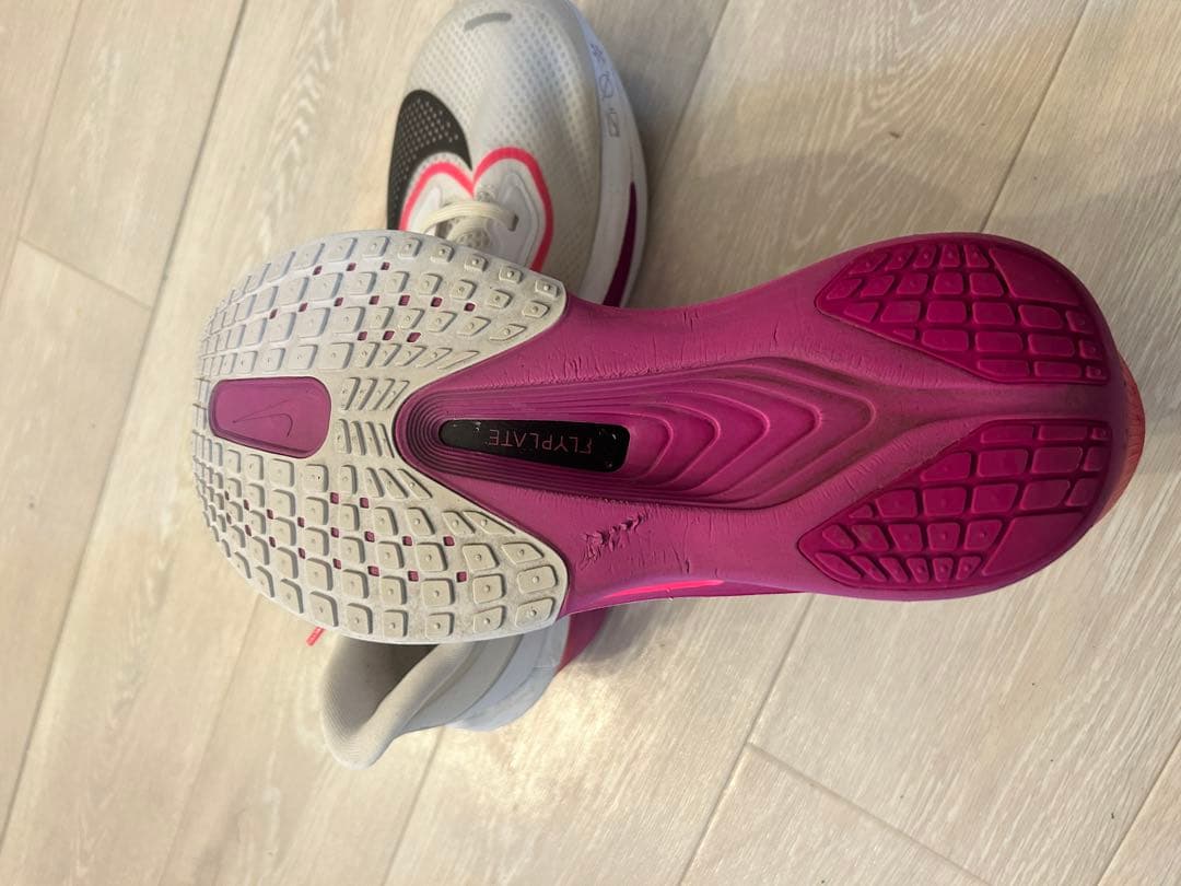 Nike Zoom Fly 6 サイズ27.5cm ホワイト/ブラック/ピンク