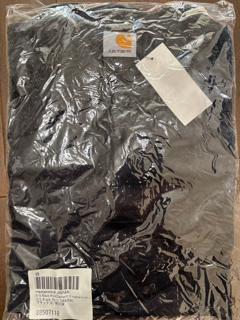mastermind × carhartt ブラックポロシャツ　希少