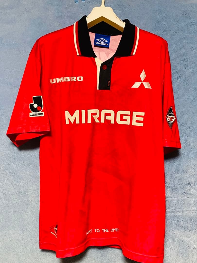 ぽ*ち様 1997浦和レッズユニフォーム　UMBRO　Lサイズ　半袖　古着