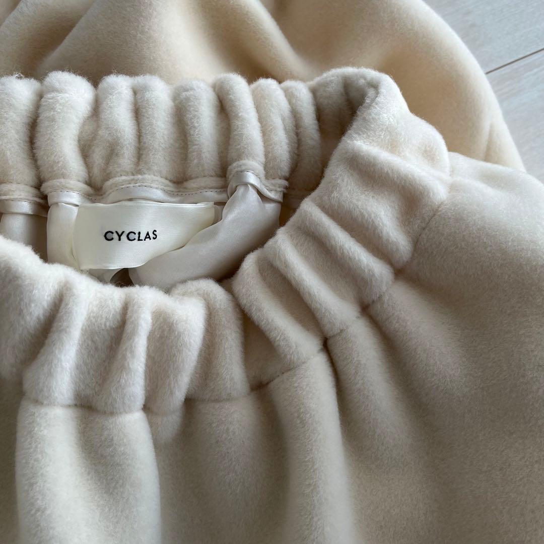 CYCLAS シクラス ウールギャザートップス ポンチョ ドゥロワー