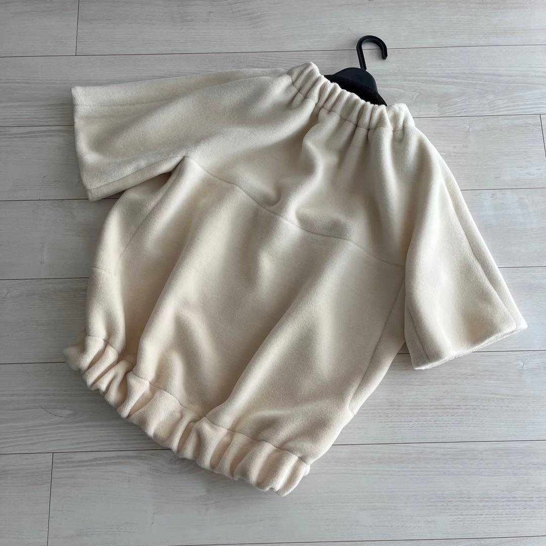 CYCLAS シクラス ウールギャザートップス ポンチョ ドゥロワー