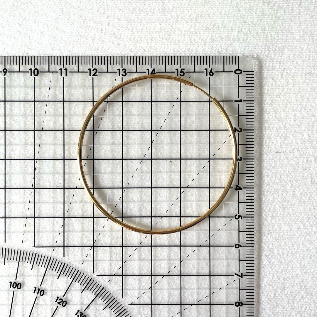 スタージュエリー k18フープピアス特大サイズ