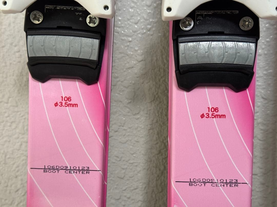 KAZAMA ROCKER 106cm ピンク　スキー　ブーツ　セット