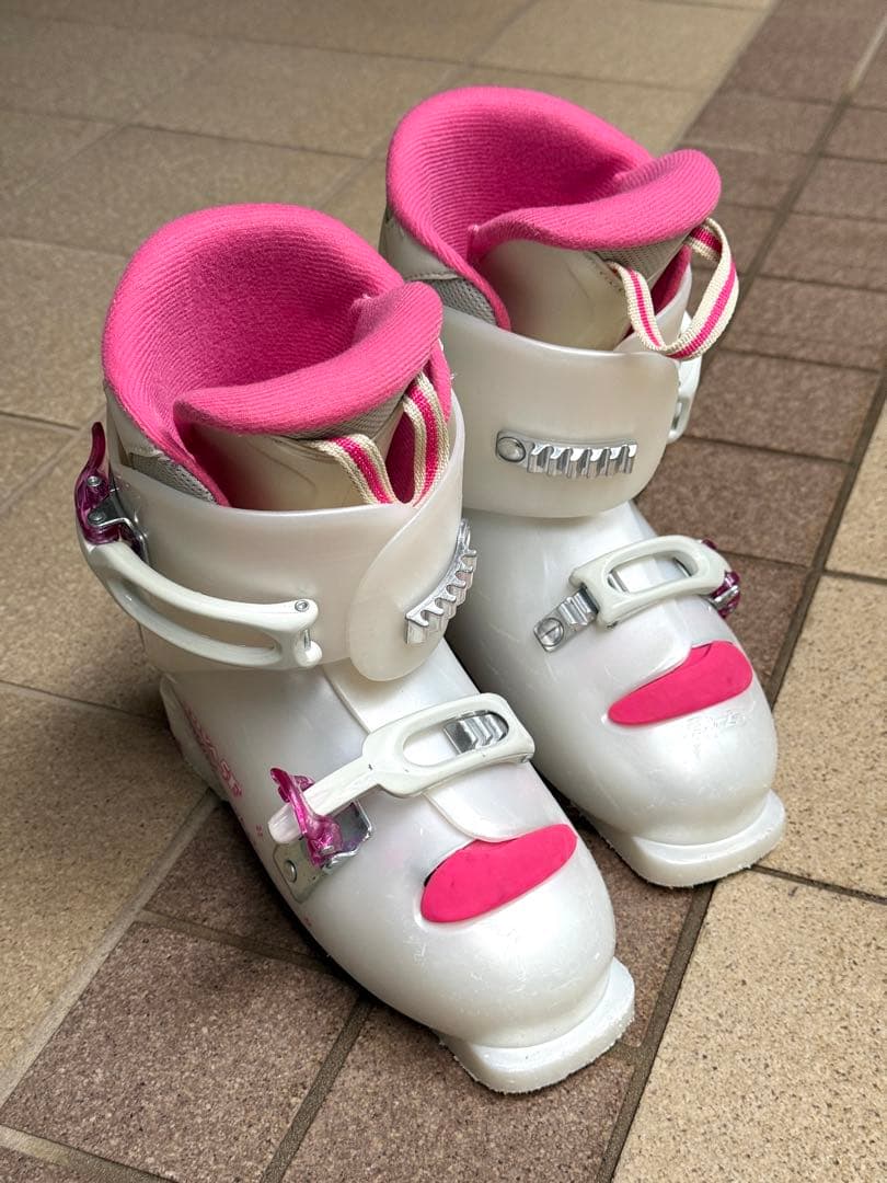 KAZAMA ROCKER 106cm ピンク　スキー　ブーツ　セット