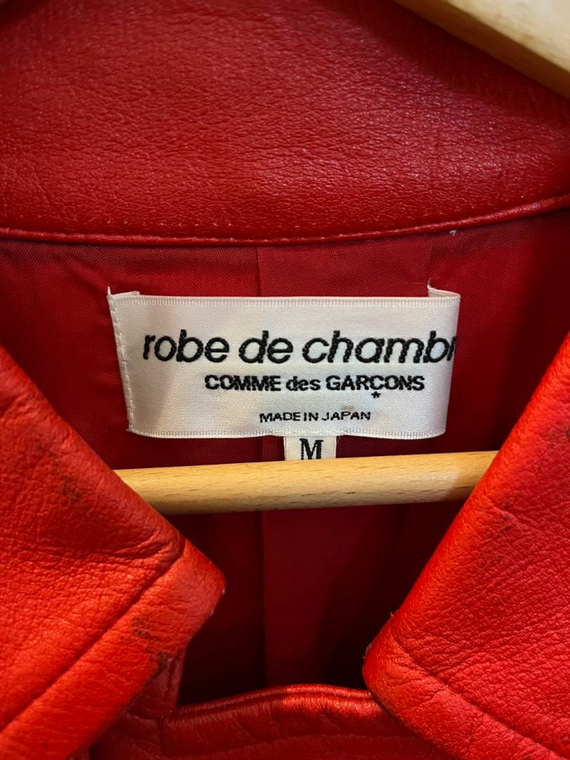 Comme des Garçons　コムデギャルソン　フェイクレザー　トレンチ