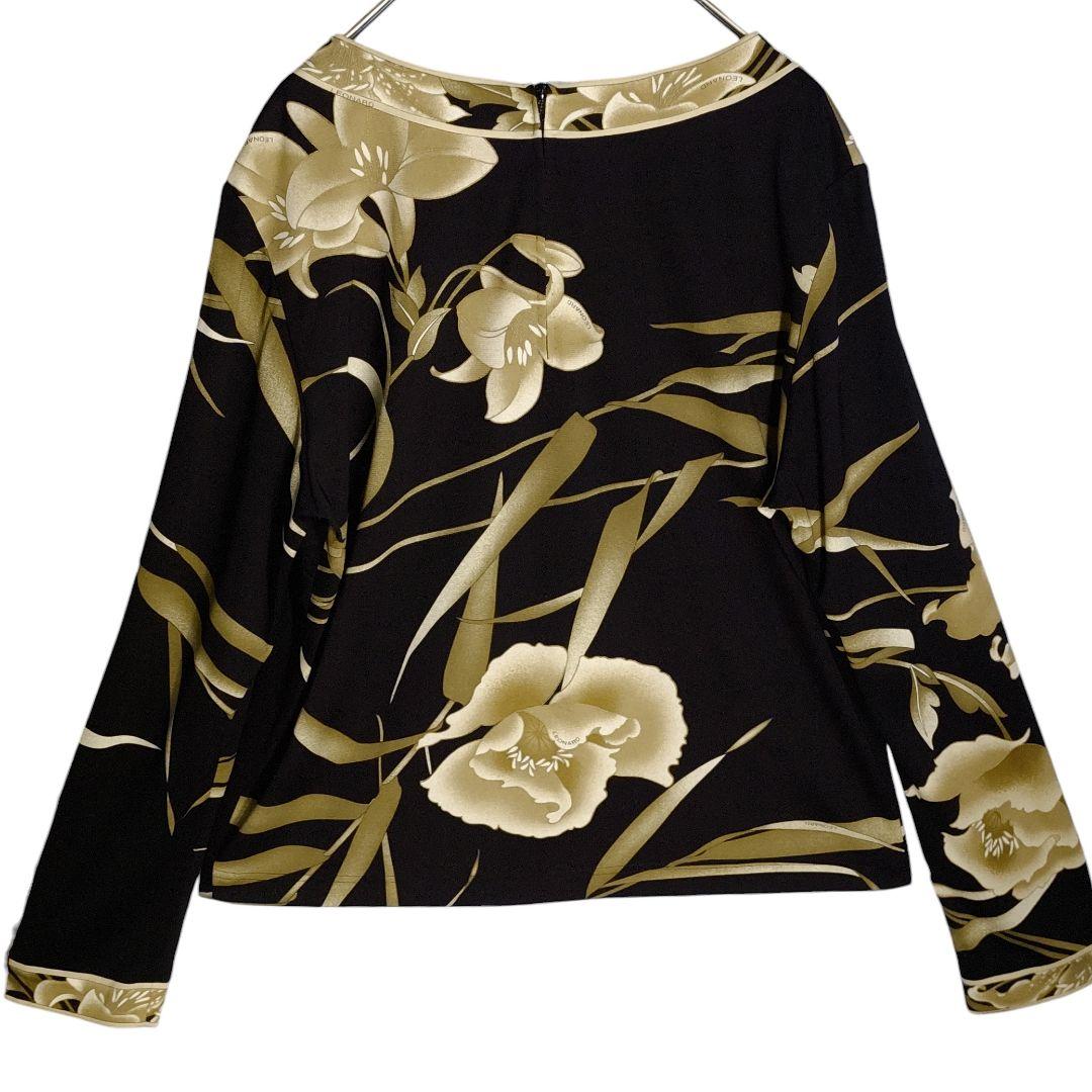 ☆ LEONARD レオナール リリー柄 長袖 カットソー ☆