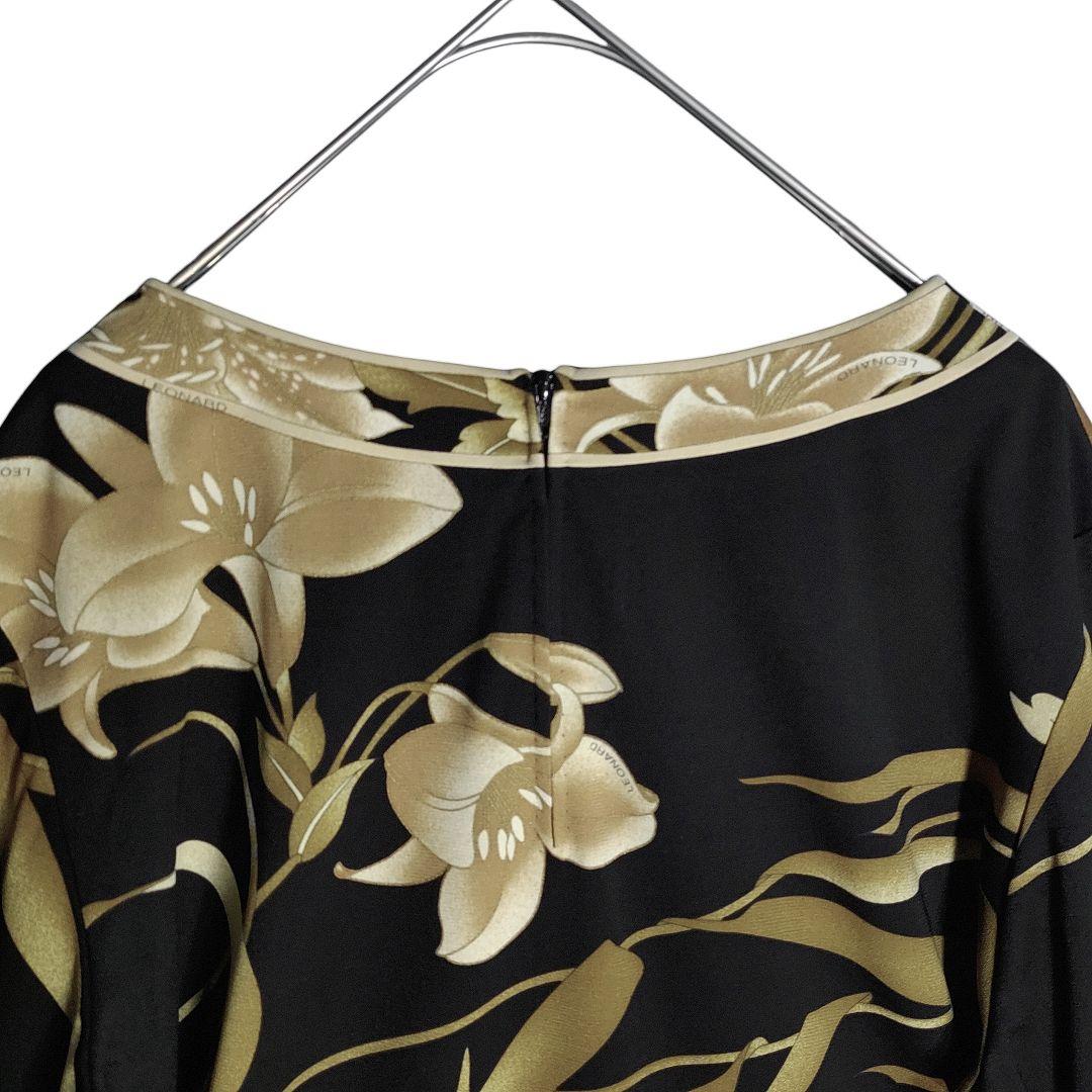 ☆ LEONARD レオナール リリー柄 長袖 カットソー ☆