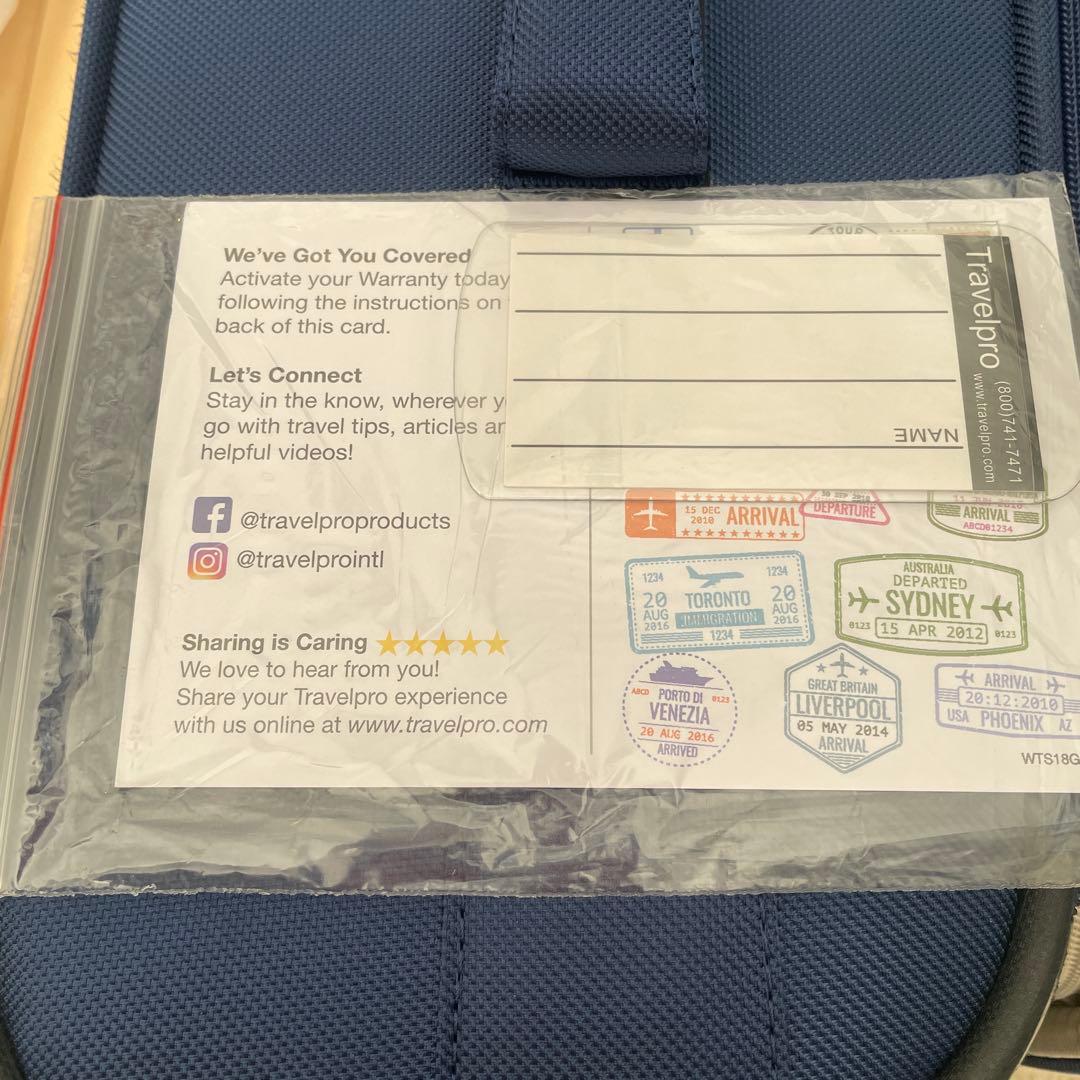 【4/5まで】Travelproネイビー キャリーケース