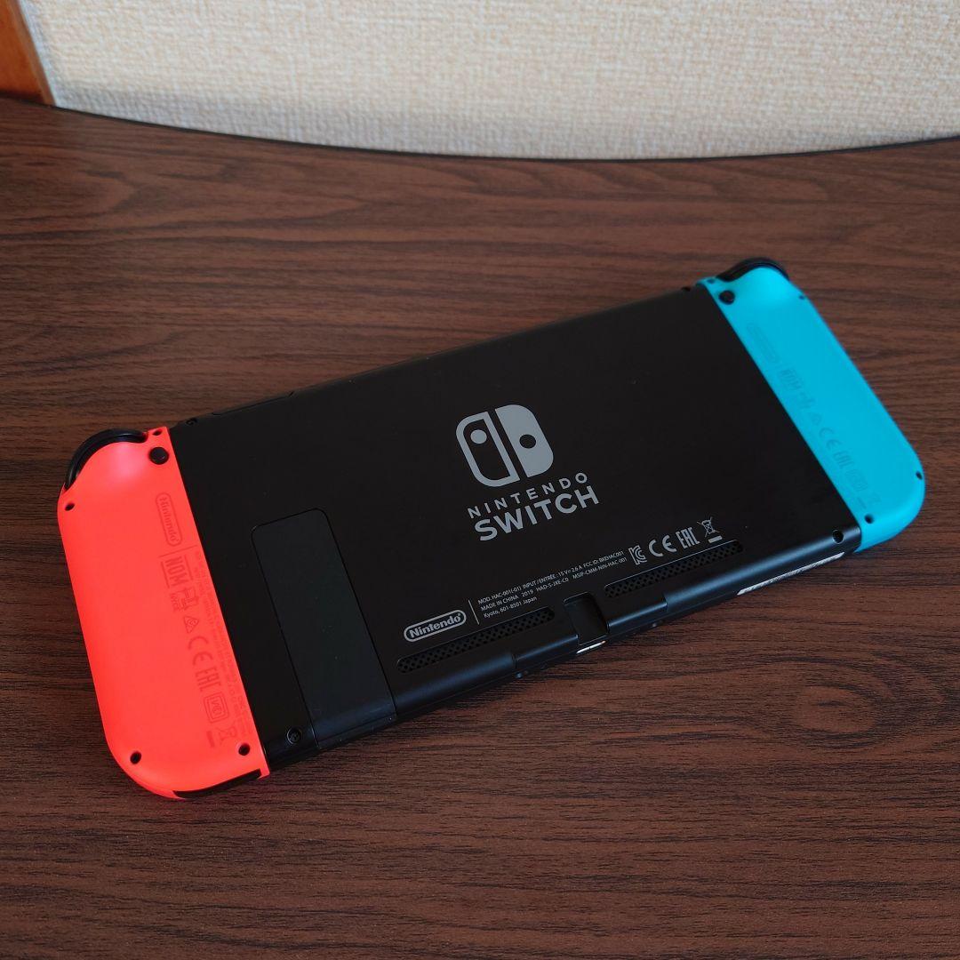 【美品】任天堂スイッチ 本体 コントローラー 2019年製 箱あり Switch