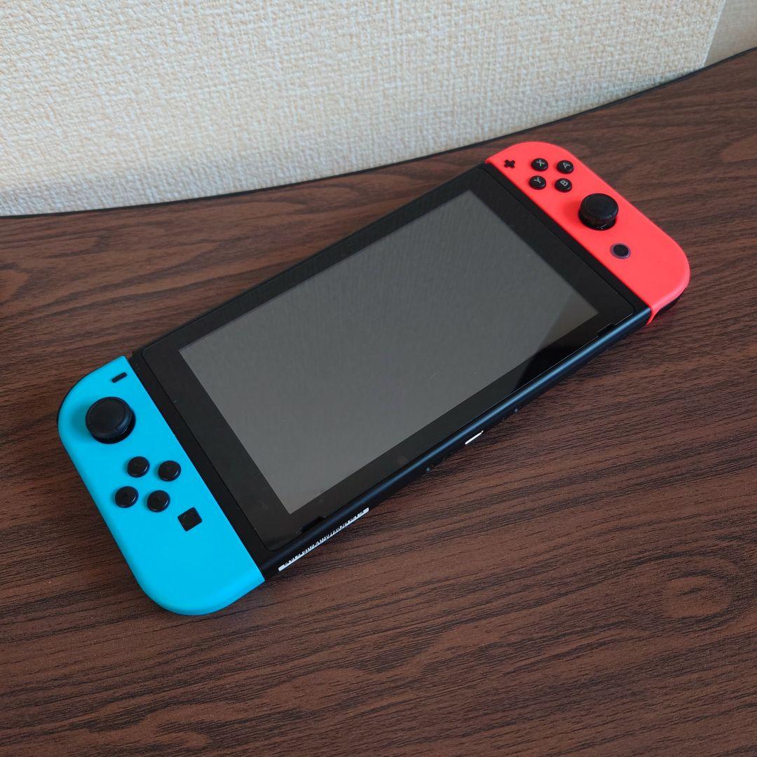 【美品】任天堂スイッチ 本体 コントローラー 2019年製 箱あり Switch