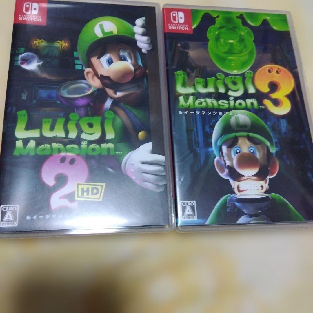 ルイージマンション3　ルイージマンション2　＃まとめ売りゲームセットスイッチ