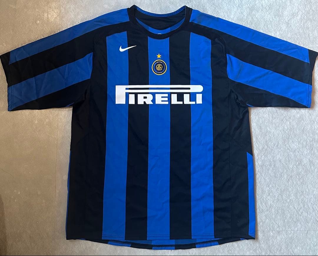 【美品】 05-06 インテル ホームユニフォーム NIKE XLサイズ