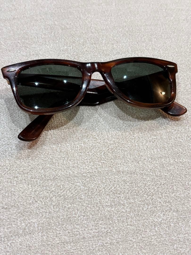 B&L製 Rayban WAYFARER サングラス ブラウン 80s USA