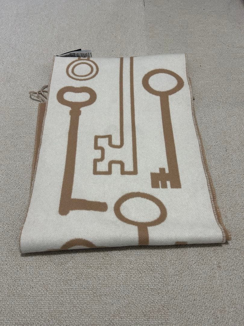 HERMES 鍵デザイン マフラー