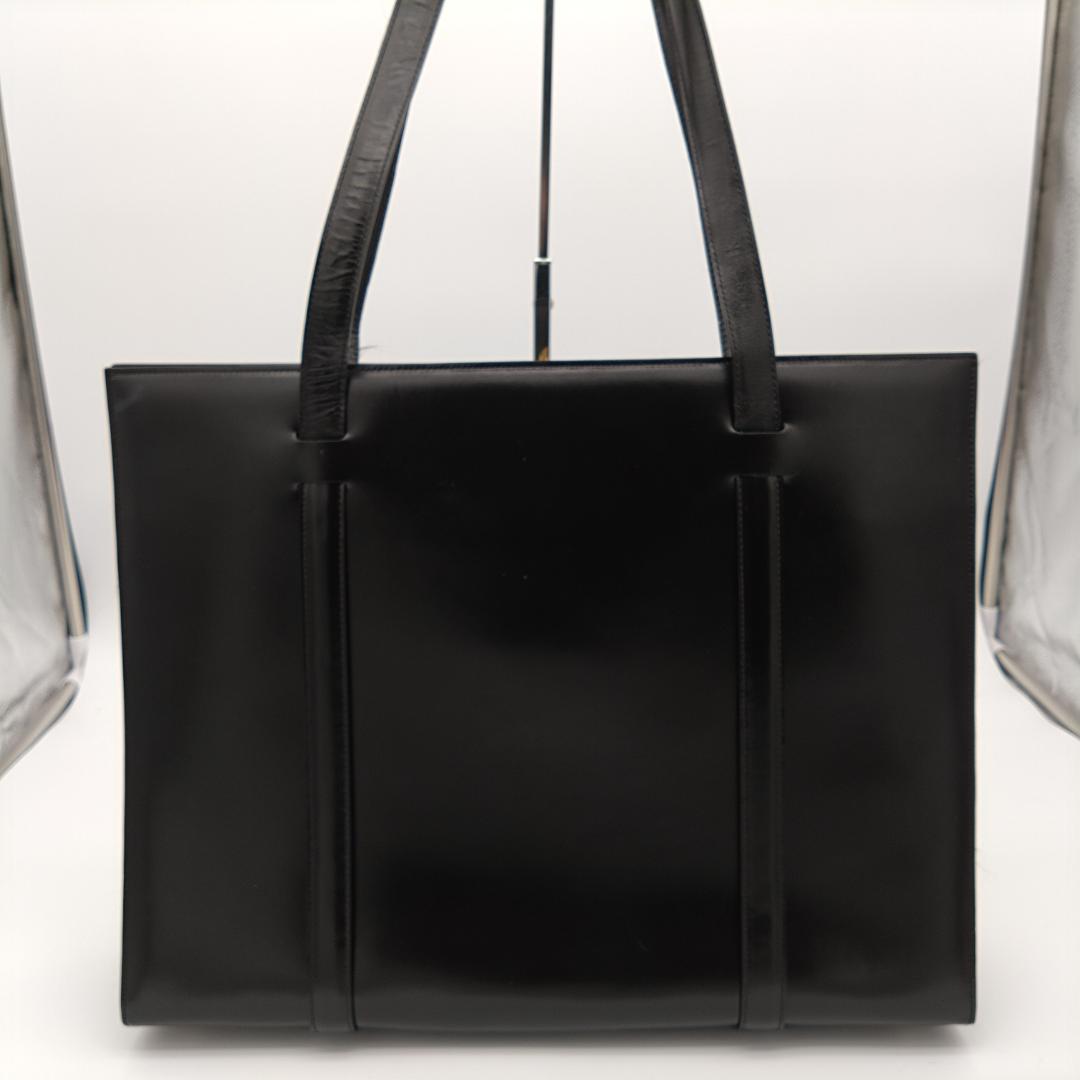 セリーヌ レザー トートバッグ スターボール ヴィンテージ オールド ブラック