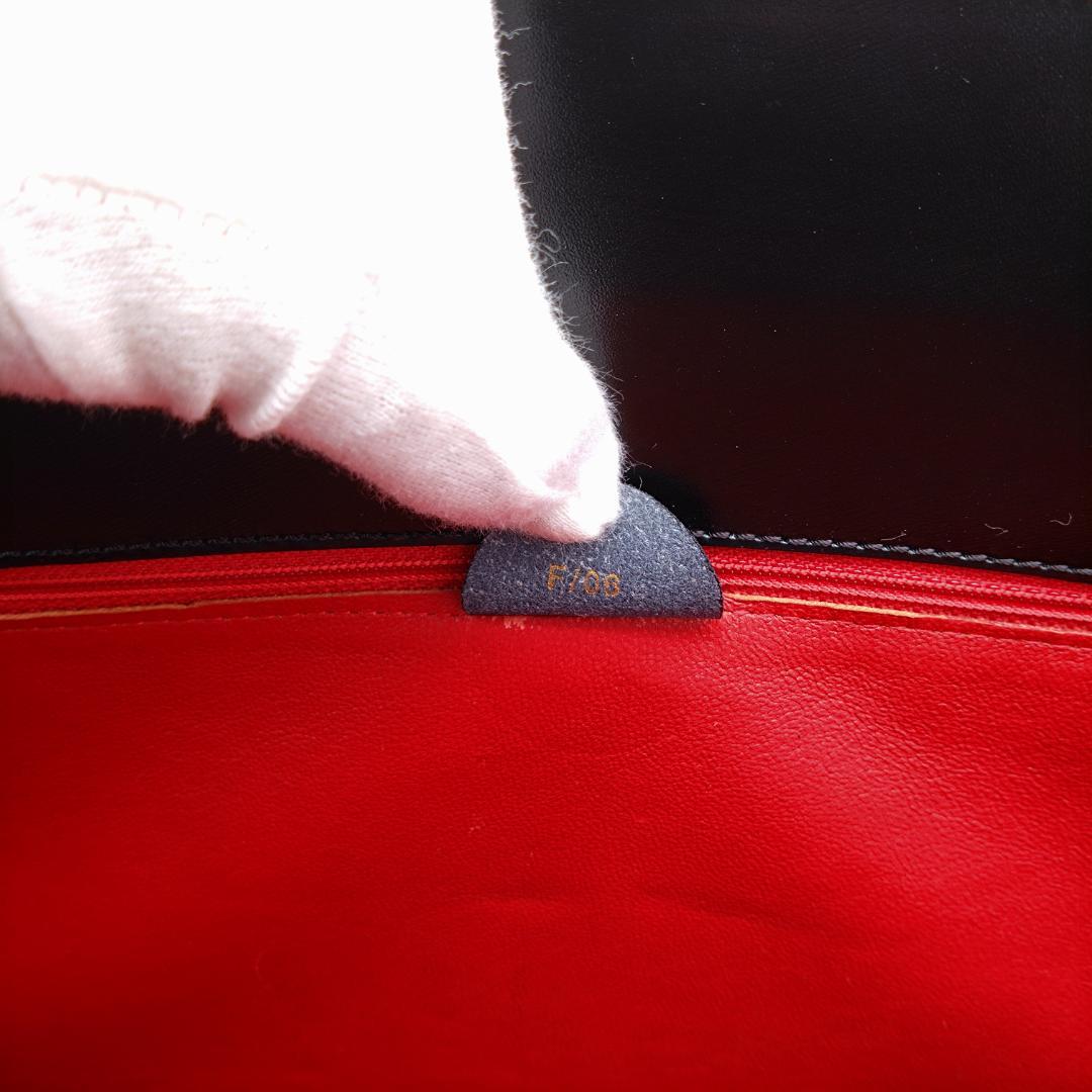 セリーヌ レザー トートバッグ スターボール ヴィンテージ オールド ブラック