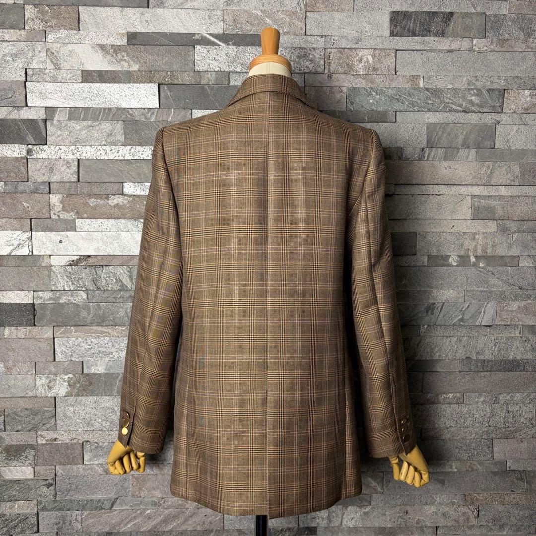 ANAYI アナイ　グレンオーバーチェック ダブル　ジャケット　テーラード