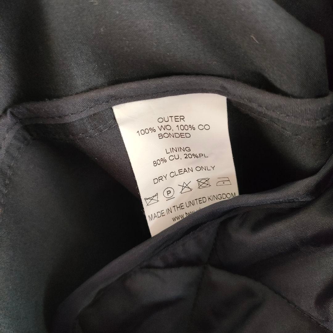 トラディショナルウェザーウェア フーデッドコート ネイビー 44 ライナー付き