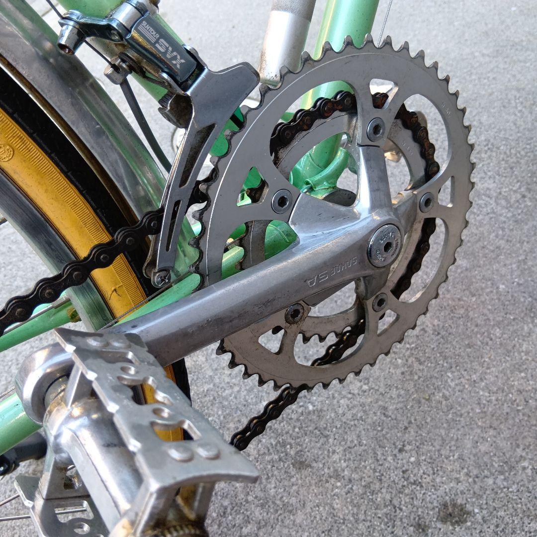 埼玉南部直接引取限定！当時物ランドナー　ビンテージ　Wレバー　チェレステ