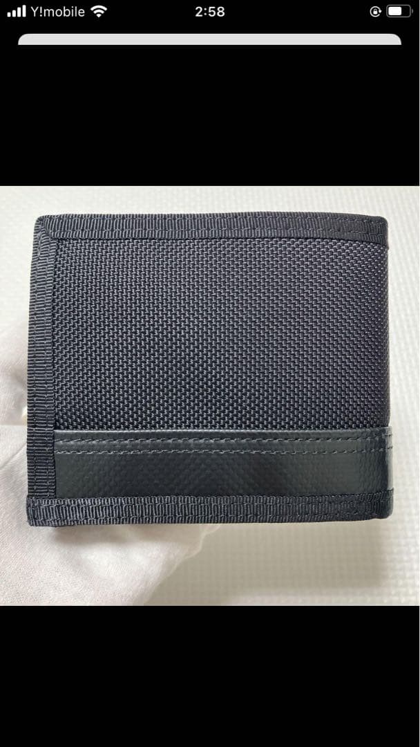 未使用　PORTERポーター　HEAT ヒート　二つ折り財布　ブラック　黒