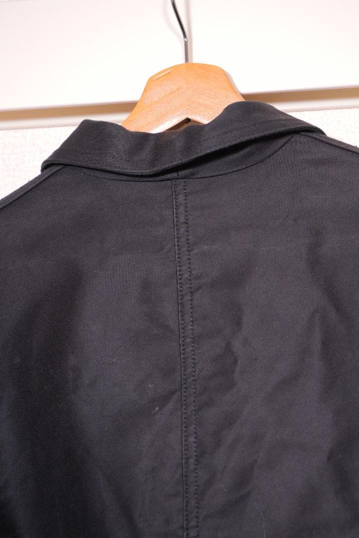 LE TRAVAILLEUR GALLICE　モールスキンカバーオール　ブラック