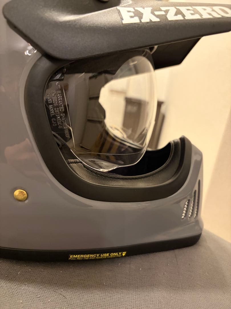 SHOEI EX-ZERO グレー Lサイズ ジェットヘルメット [美品]