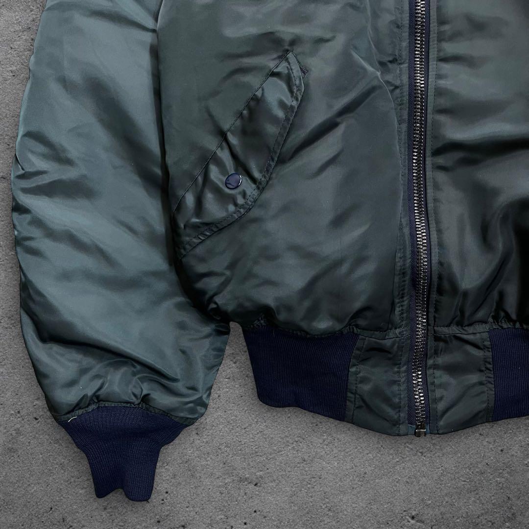 【美品】 グリーンブライヤー ma-1 XLサイズ フライトジャケット 90s