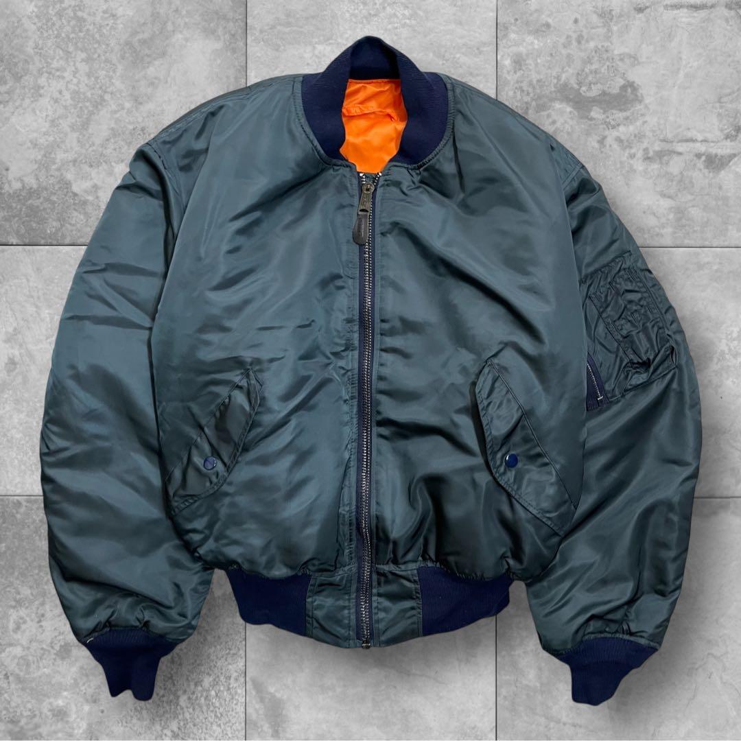 【美品】 グリーンブライヤー ma-1 XLサイズ フライトジャケット 90s