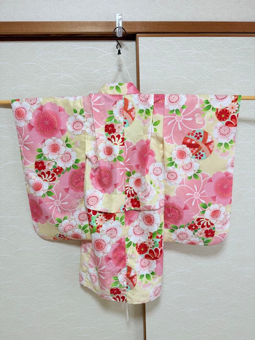 3歳 七五三 着物セット 花柄