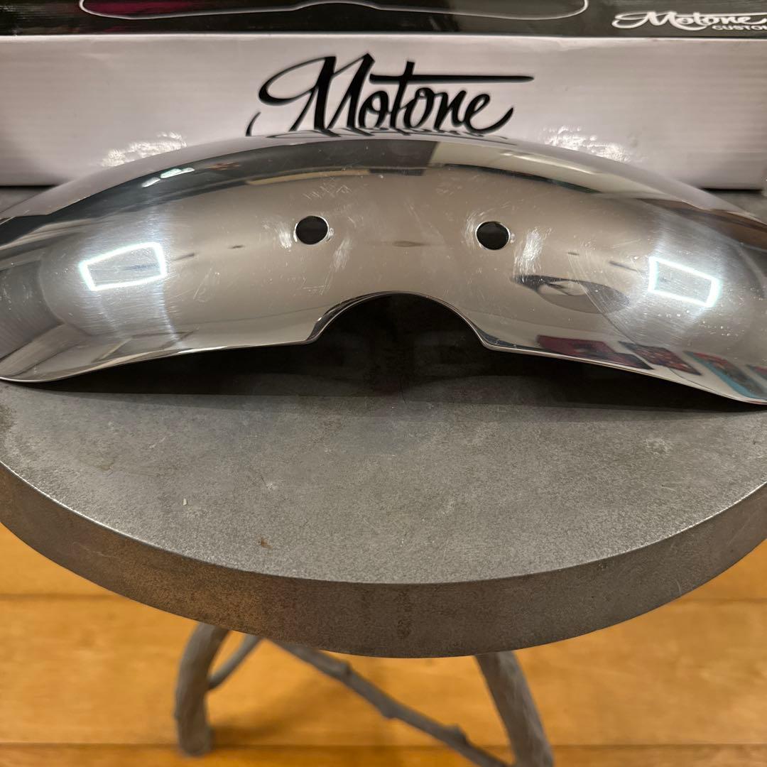 モートーン フロントフェンダー SHORTY アルミ ポリッシュ ショート