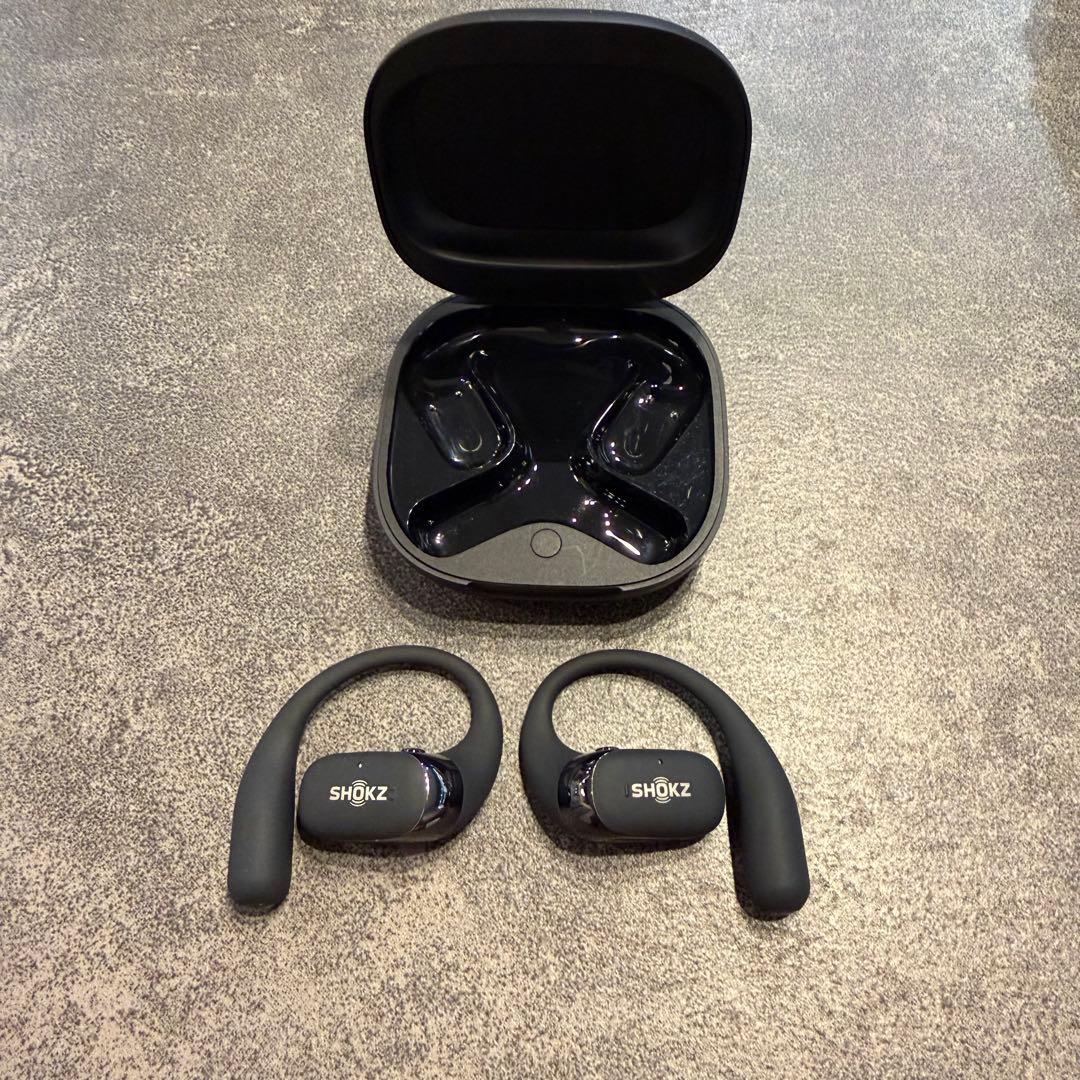 【アルコール消毒済】SHOKZ OPENFIT 2 ブラック shockz