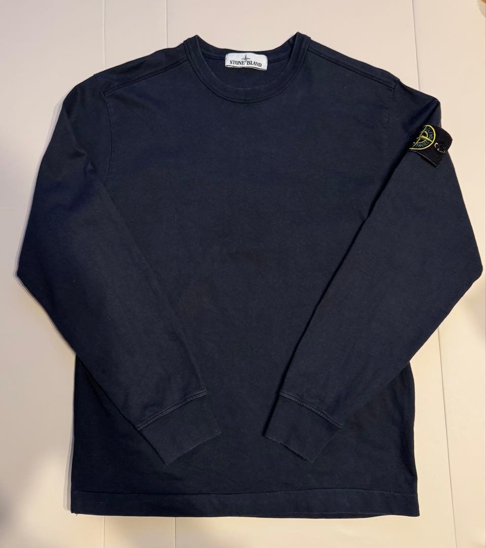 STONE  ネイビー 厚手長袖ロンT
