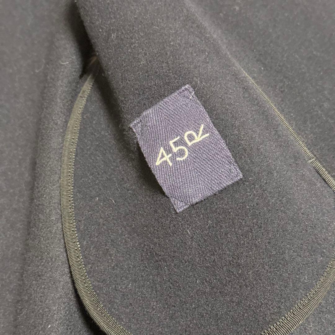 ✨美品✨ 45R パイルカット ヘリンボン ジャケット コート　ウェストベルト
