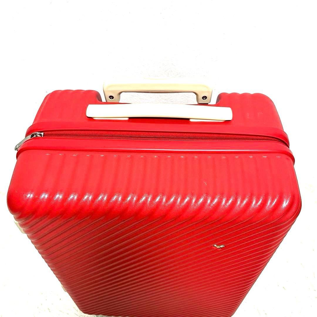 美品 ace HaNT エース ハント スーツケース アネモネレッド 47L