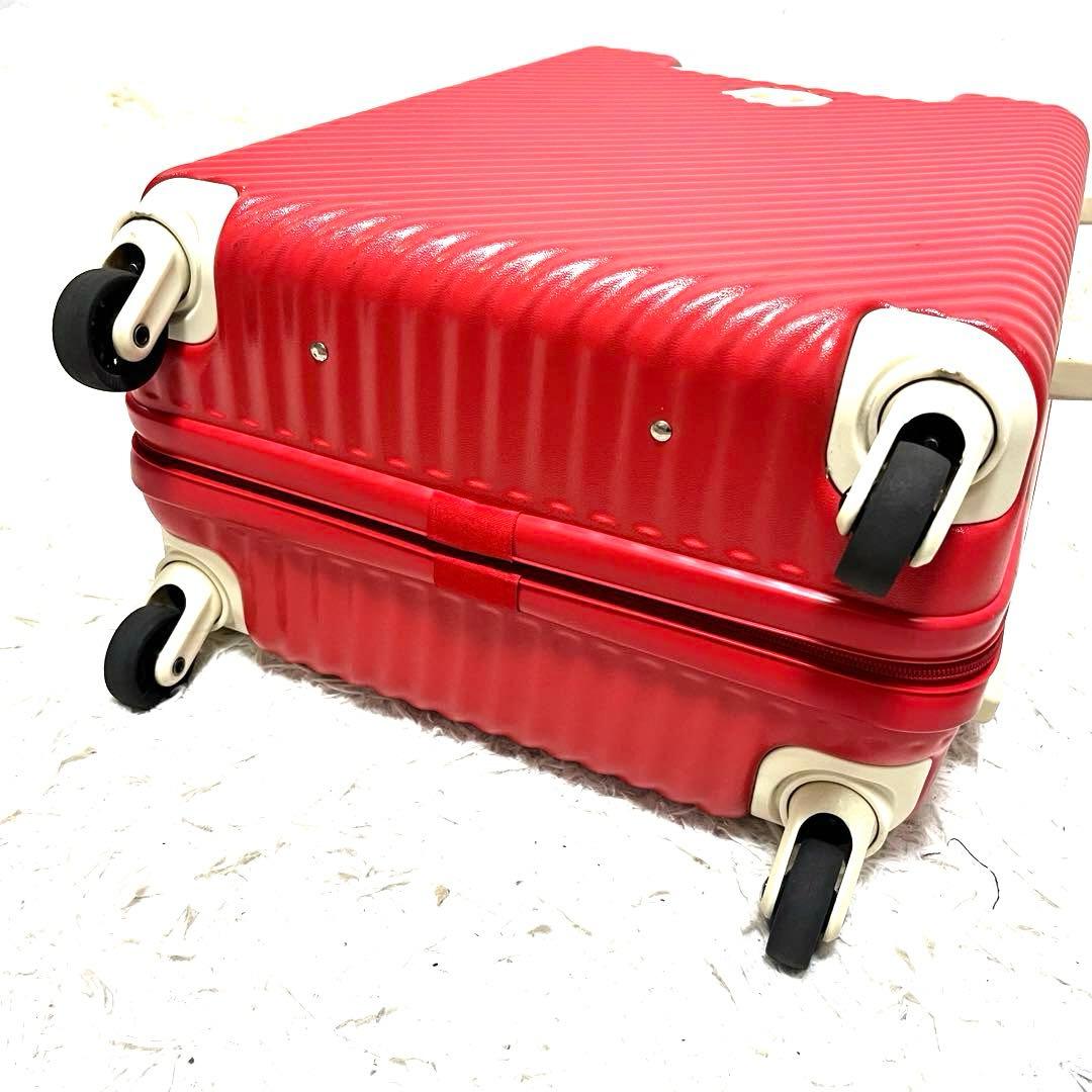 美品 ace HaNT エース ハント スーツケース アネモネレッド 47L