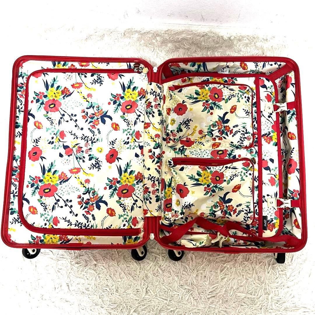 美品 ace HaNT エース ハント スーツケース アネモネレッド 47L