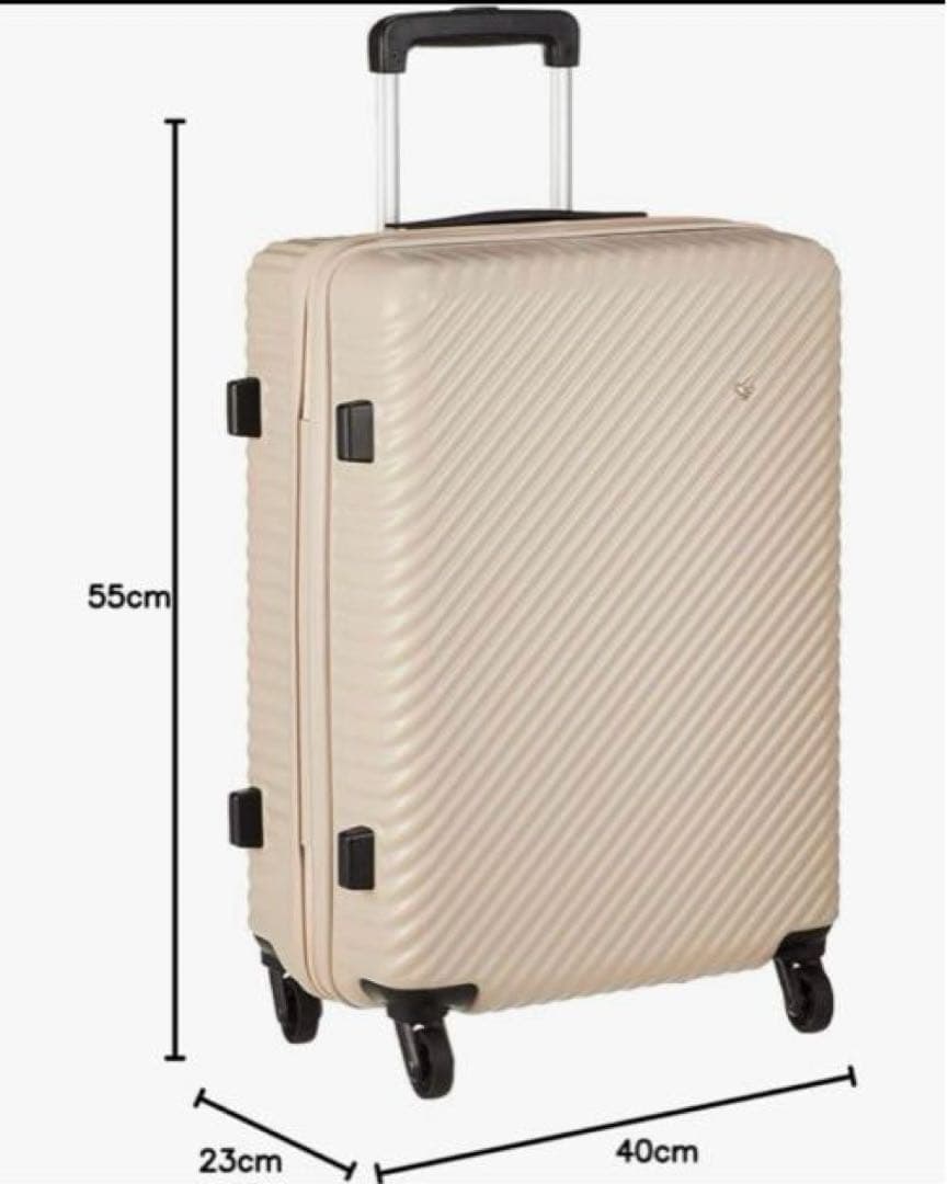 美品 ace HaNT エース ハント スーツケース アネモネレッド 47L