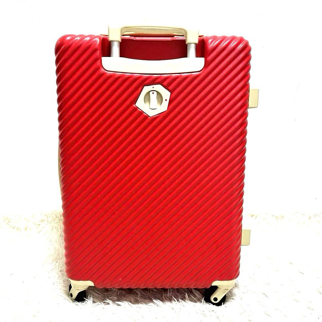 美品 ace HaNT エース ハント スーツケース アネモネレッド 47L
