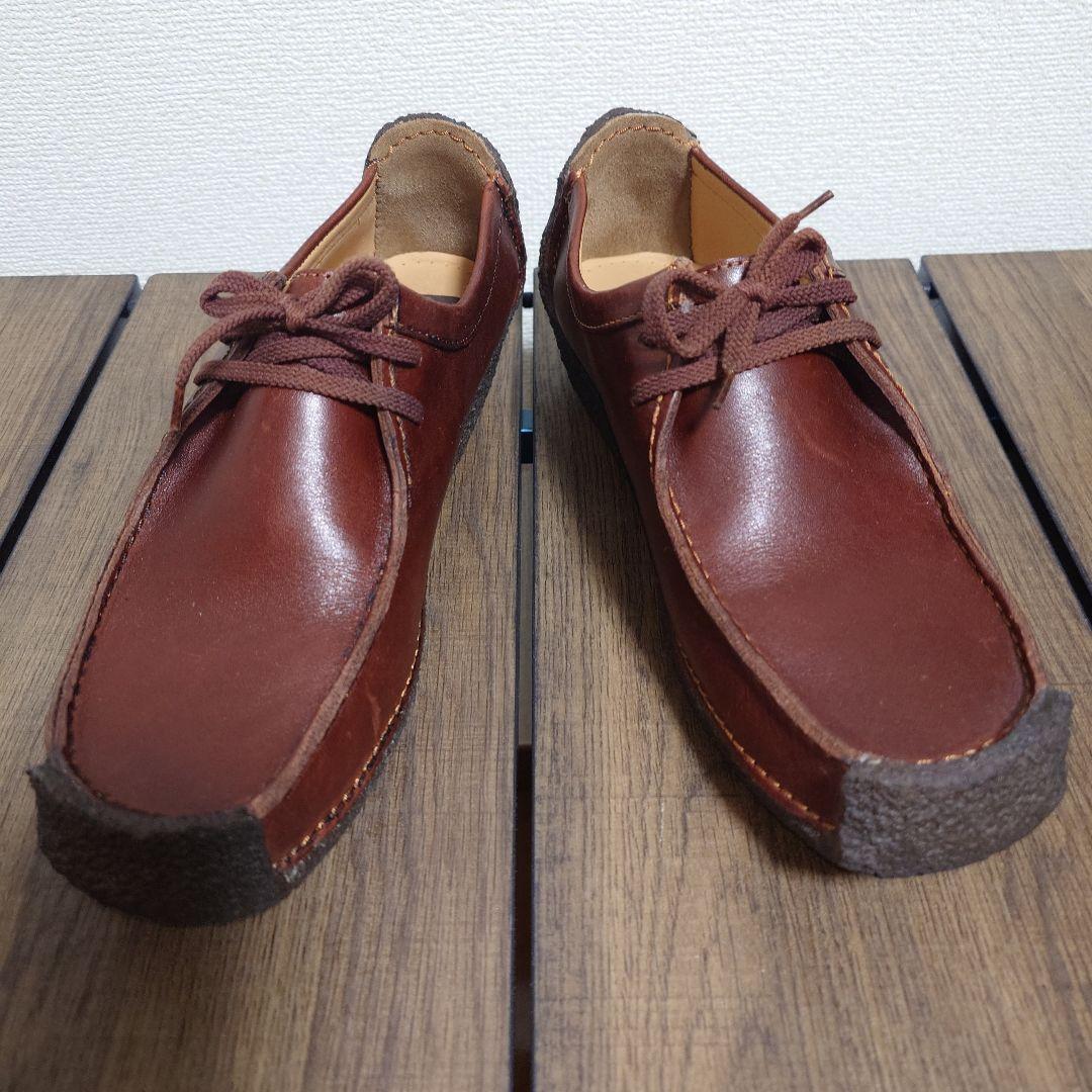【極美品】clarks クラークス ナタリー レザー レースアップ 26cm