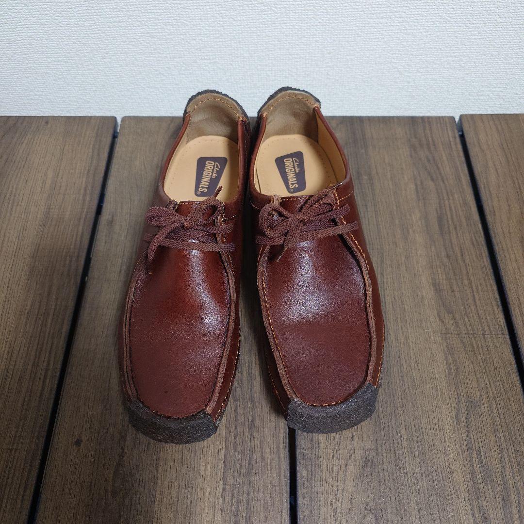 【極美品】clarks クラークス ナタリー レザー レースアップ 26cm
